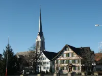 Kirche Amriswil Marktplatz (Foto: Claudia Schindler)